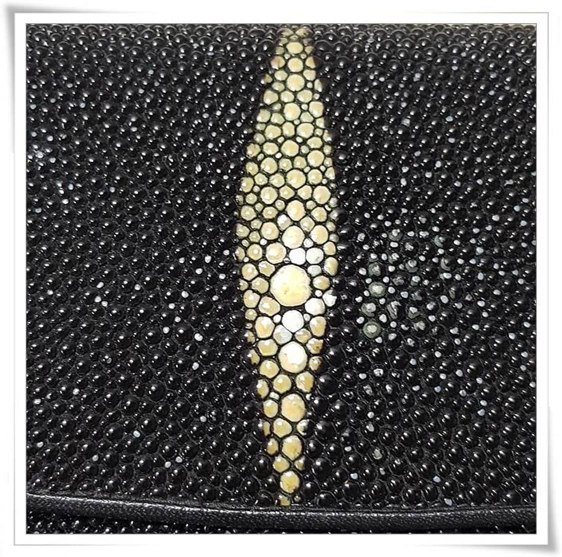 mittso 브랜드의 블랙 가오리 가죽 장지갑 상품이미지2