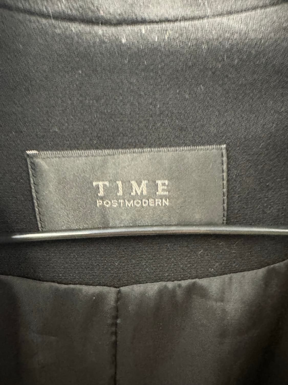 TIME 블랙 코트 76-90-155 상품이미지3