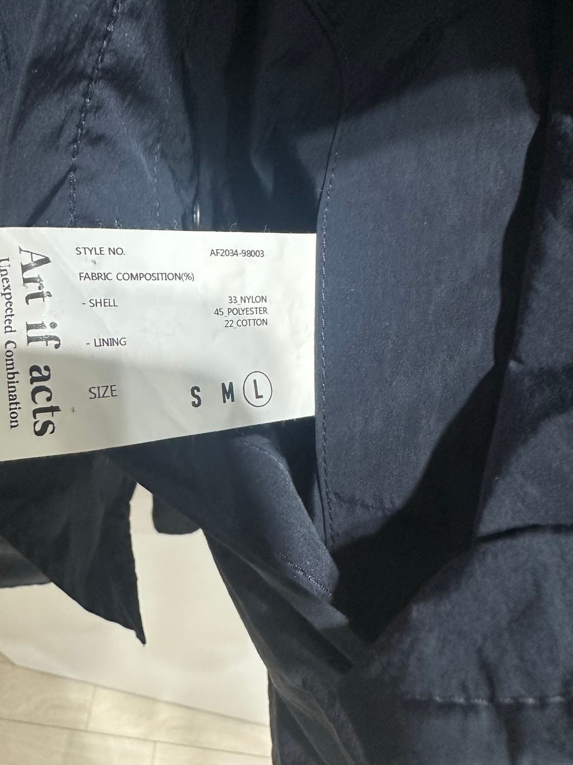 L] 아트이프액츠 하프 피쉬테일 파카 상품이미지9