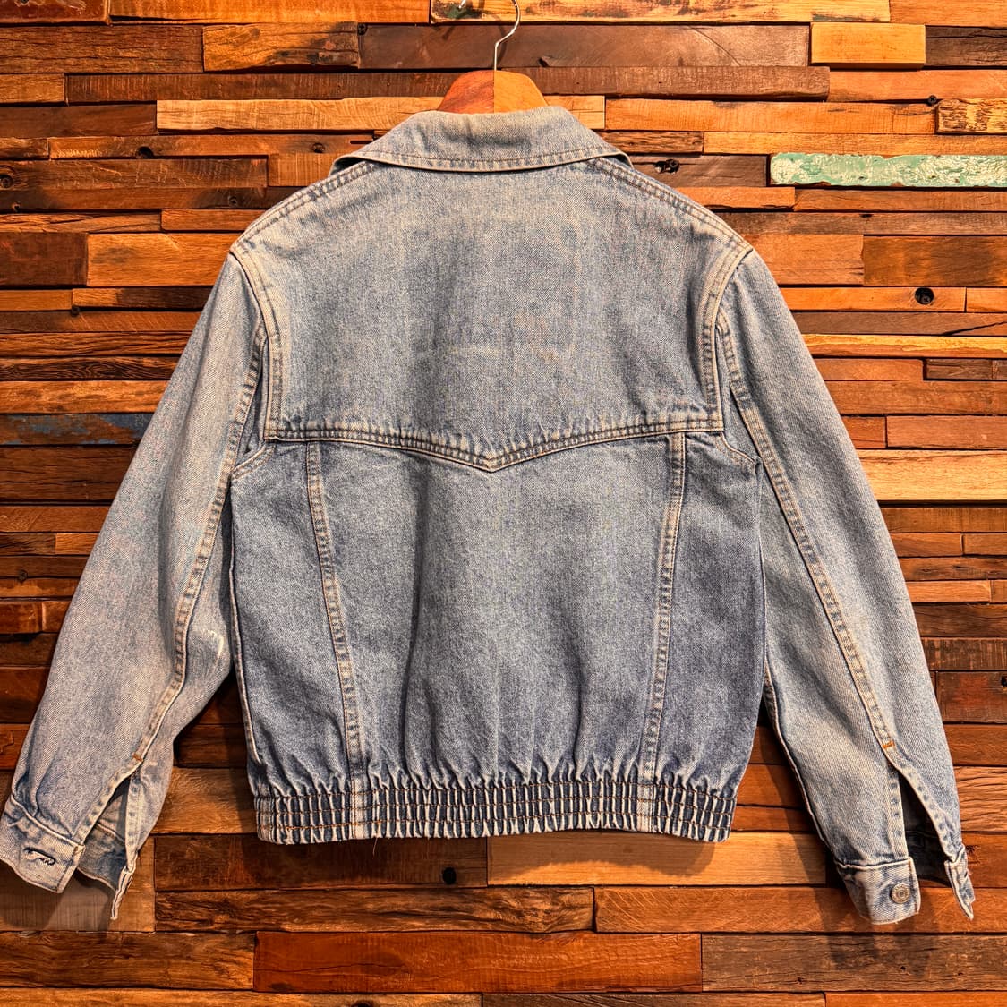80s Levis Denim bomber Jacket USA Made 상품이미지3