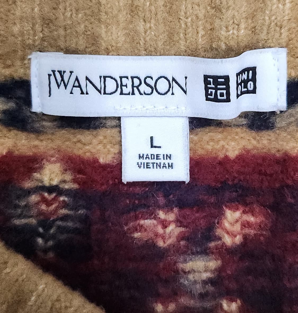 유니클로 X JW앤더슨 페어아일 니트 L 상품이미지3