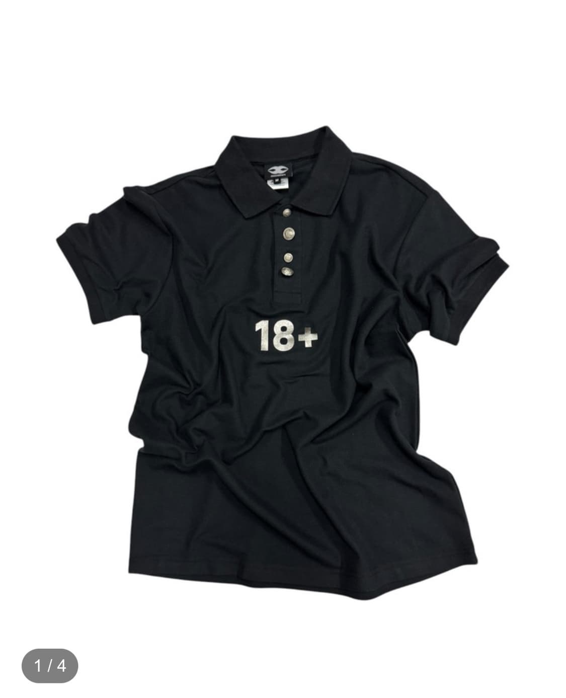[M] 모자이크 소사이어티 18+ polo tee black 상품이미지1