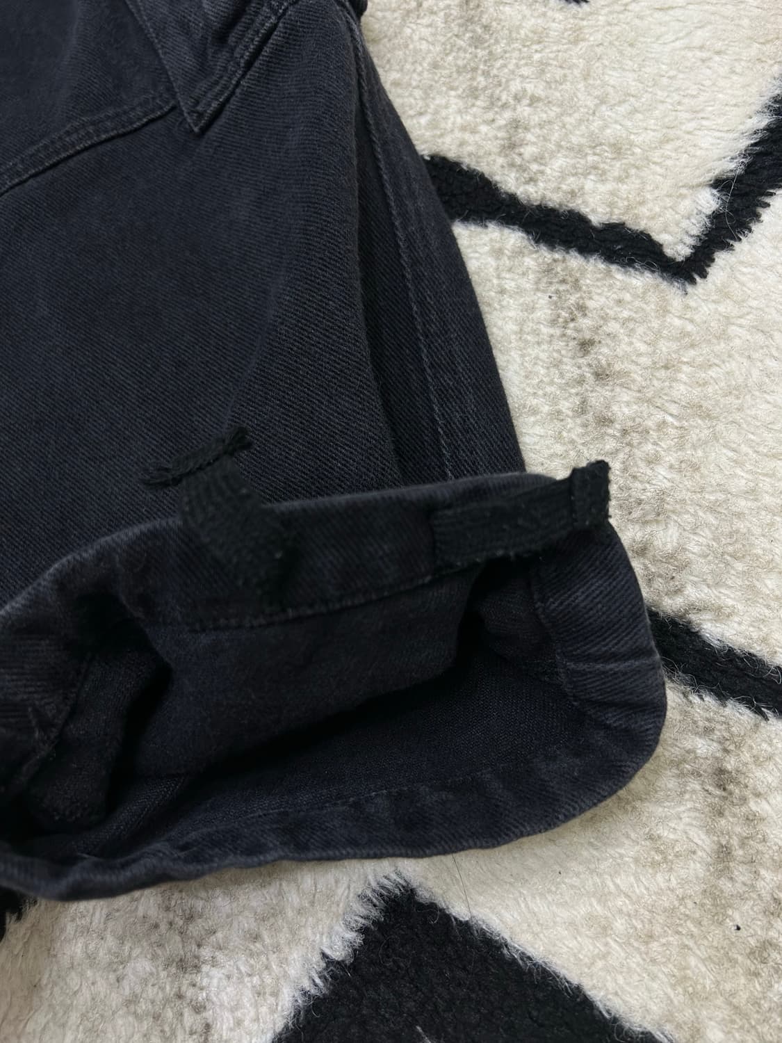 [M]브라운브레스 카고 팬츠/흑청 상품이미지4