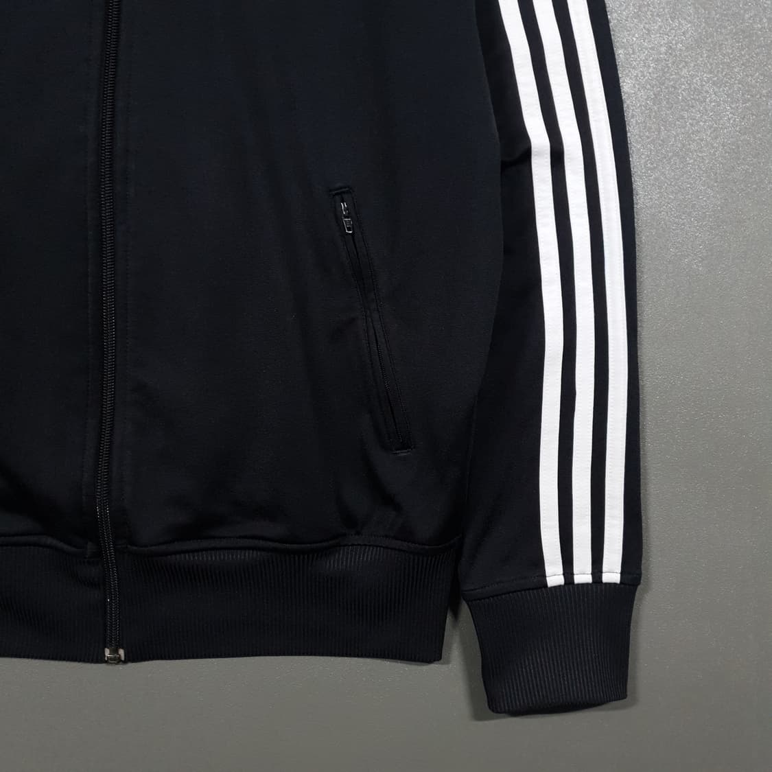 M (95) 아디다스 유로파 파이어버드 트랙탑 져지 자켓 블랙 y2k 상품이미지4