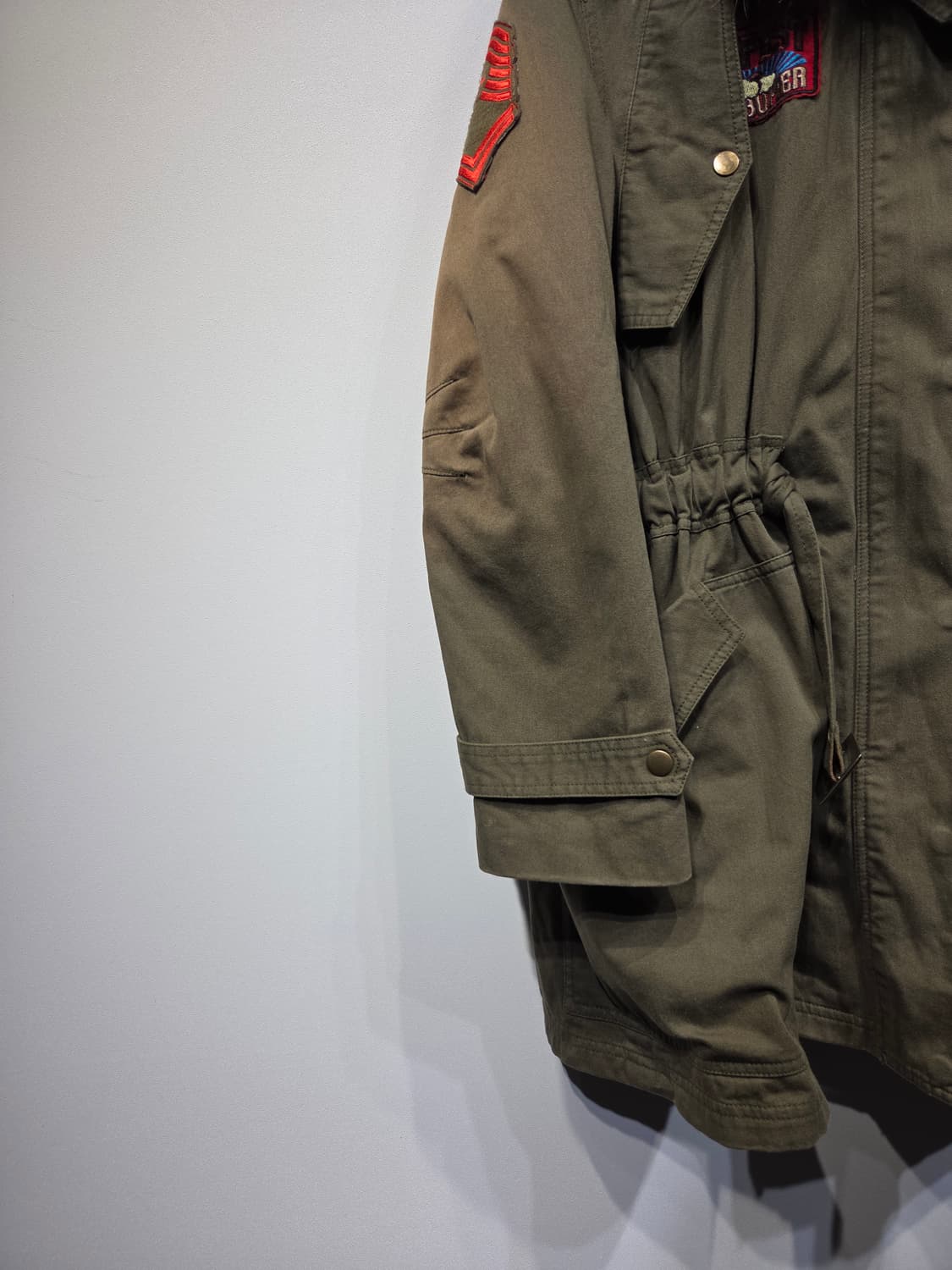 JS. NEWYORK 빈티지 패치워크 밀리터리 야상 상품이미지4