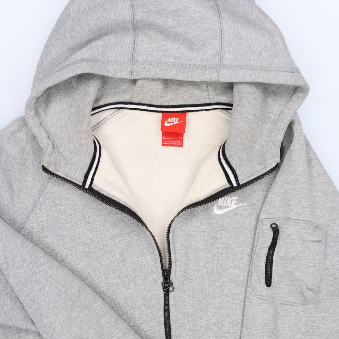 [XL] 나이키 포켓 그레이 후드 집업 자켓 N7068 상품이미지4