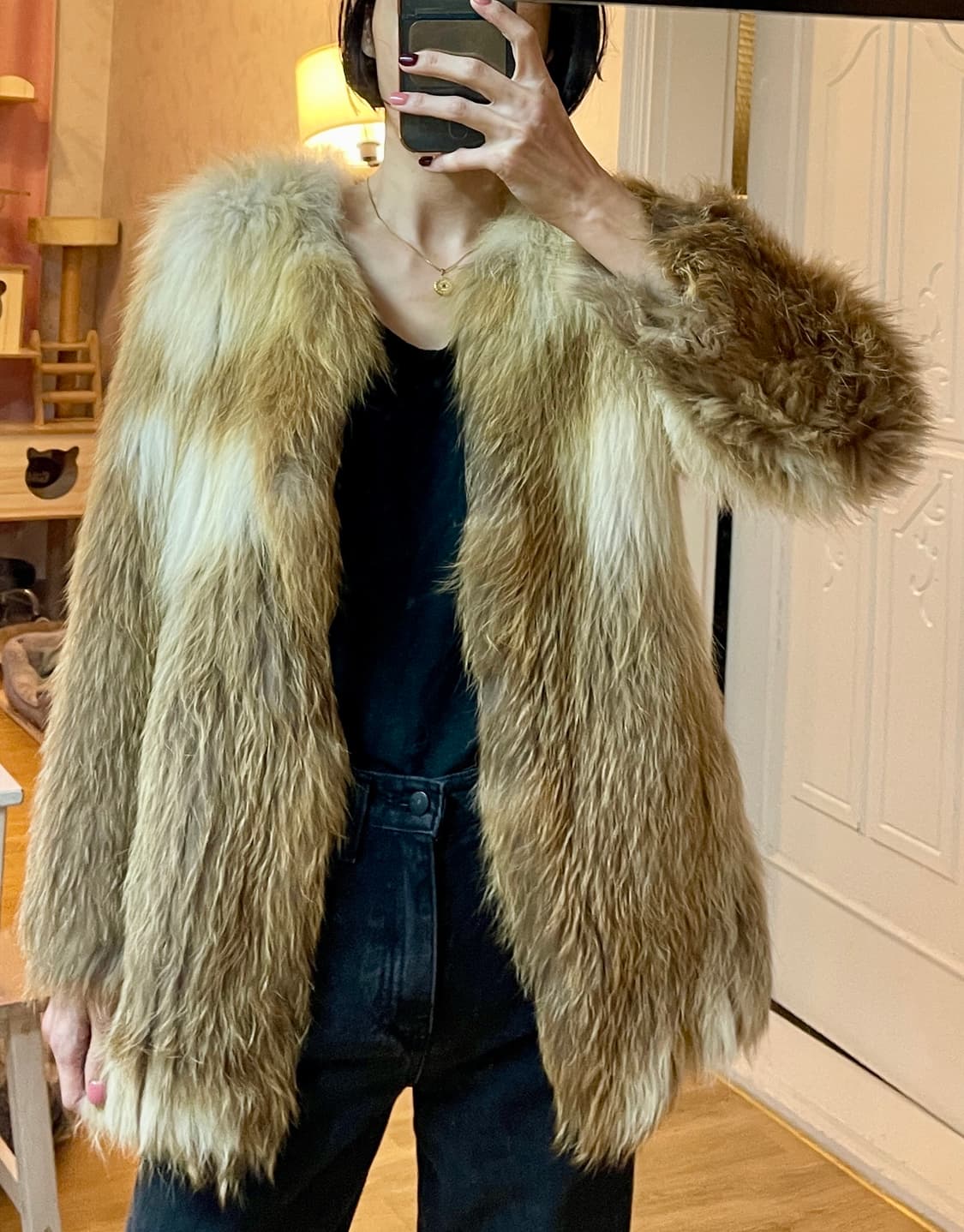 리스트(LIST) 천연 폭스 퍼코트(55~66) 상품이미지8