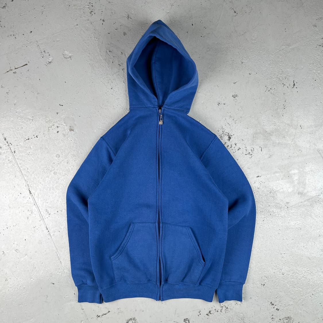 70s 올드 러셀 애슬래틱 후드집업 다크블루 상품이미지2