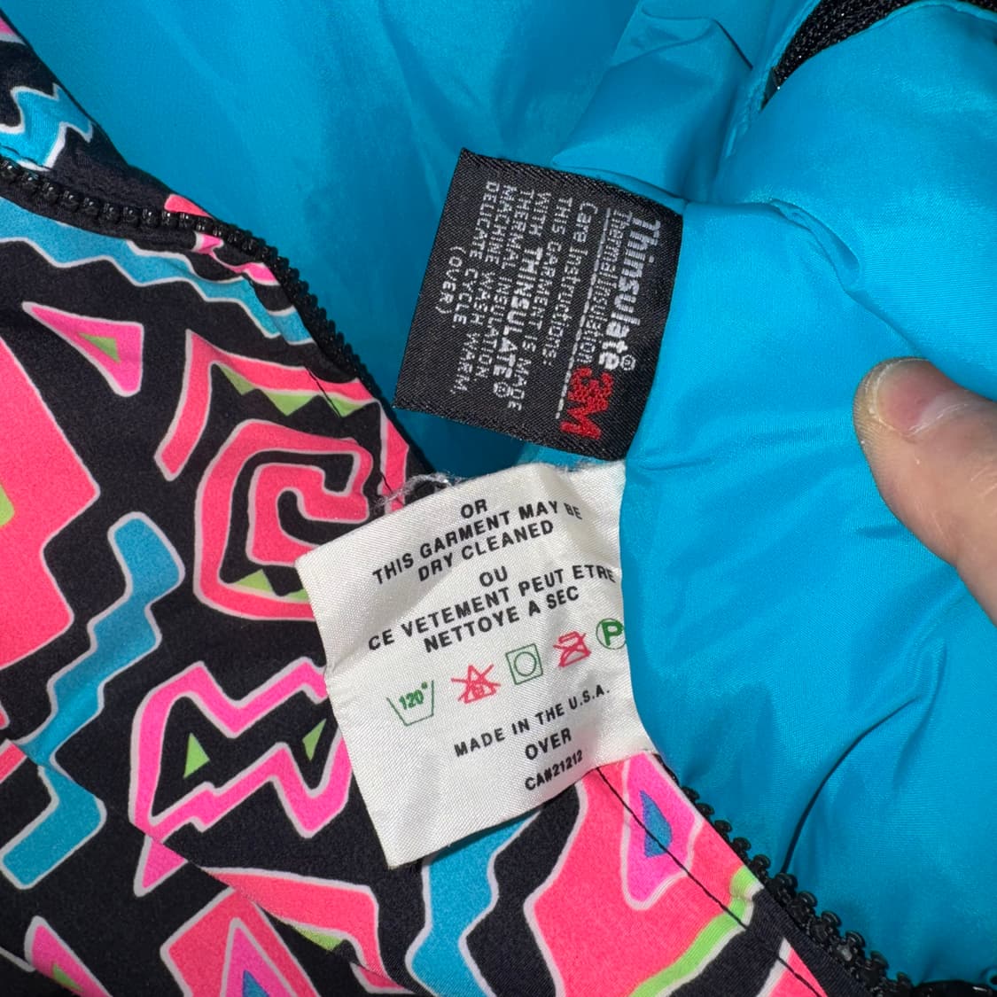 80s Powderhorn 스키 수트 made in USA (S)  상품이미지8