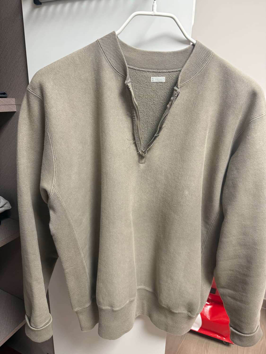 [3] 아프레쎄 25FW 하프집업 논카라 상품이미지1