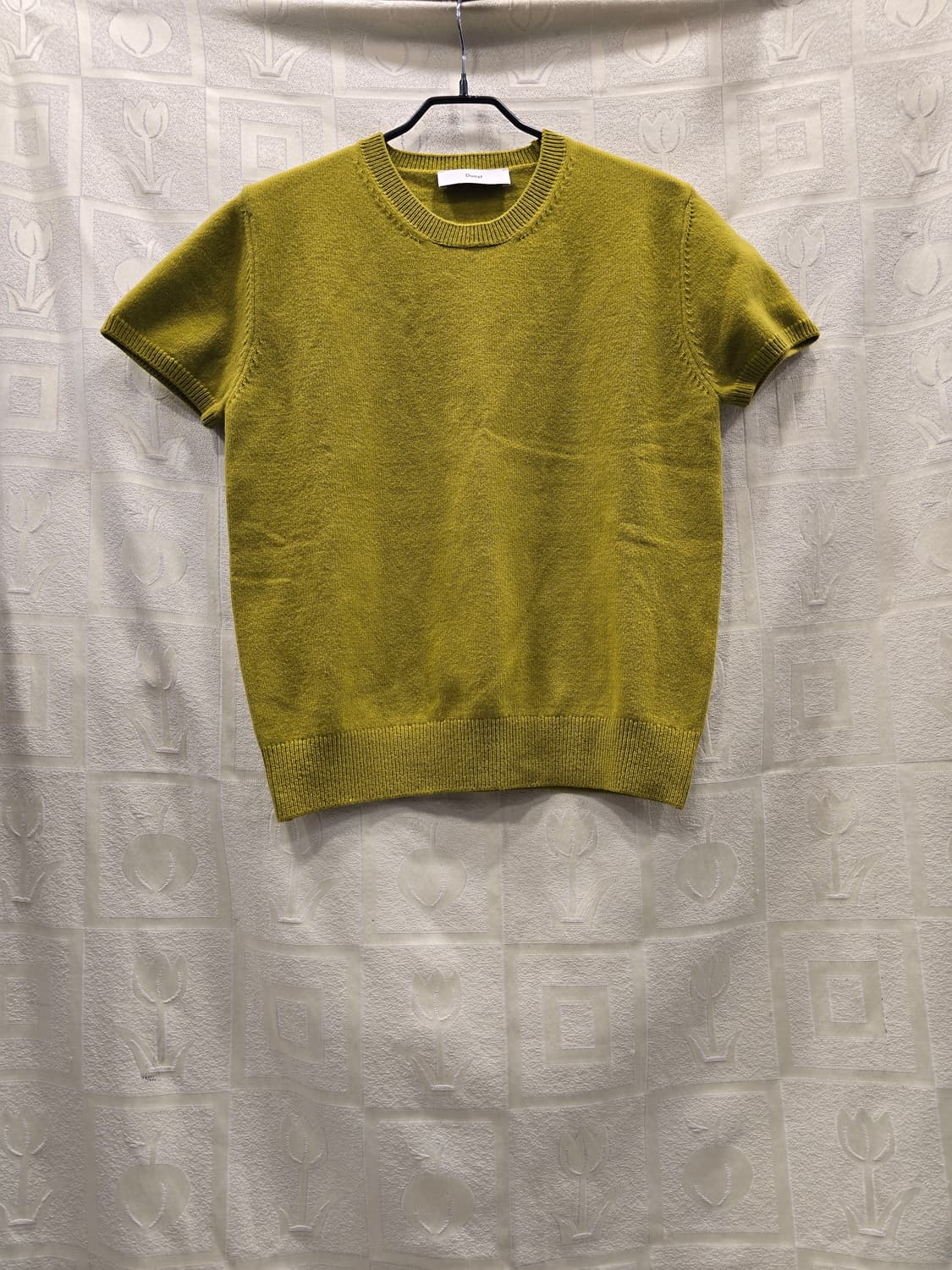 거의새거) 던스트 25년 올리브 반팔 니트 티셔츠 L (100) 상품이미지1