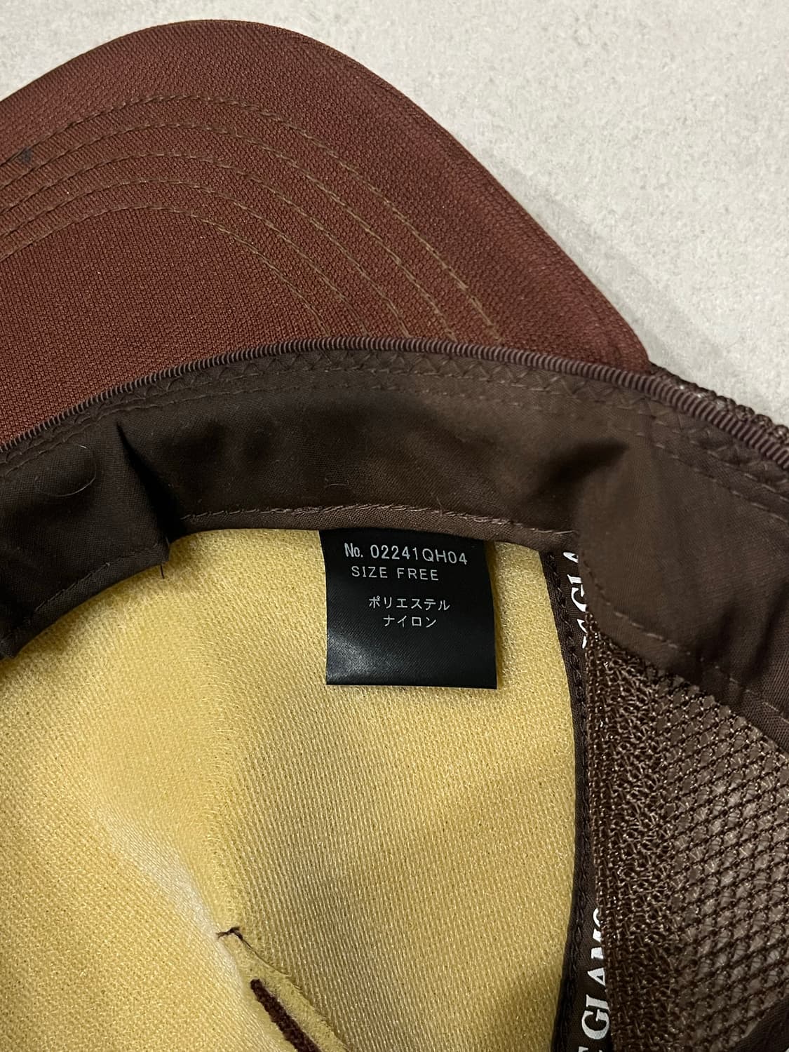 히스테릭글래머 메쉬 볼캡 브라운 상품이미지3