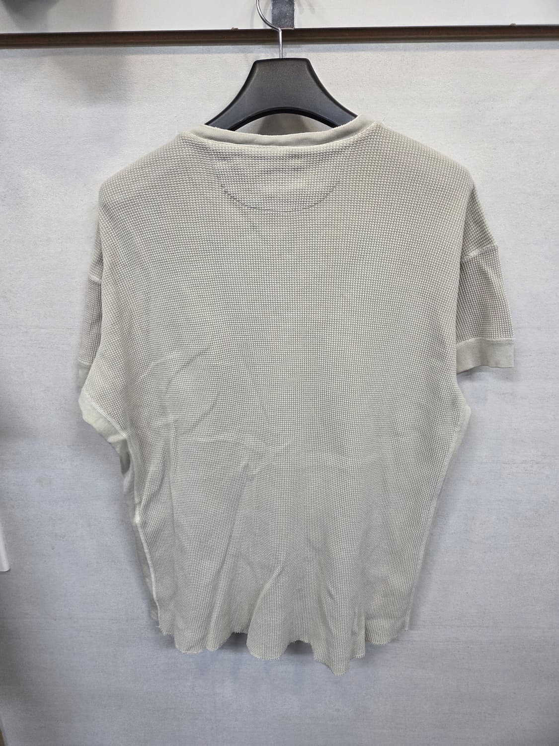 헤비테이스트 빈티지 와플 피그먼트 헨리넥 반팔 대략 xl 상품이미지2