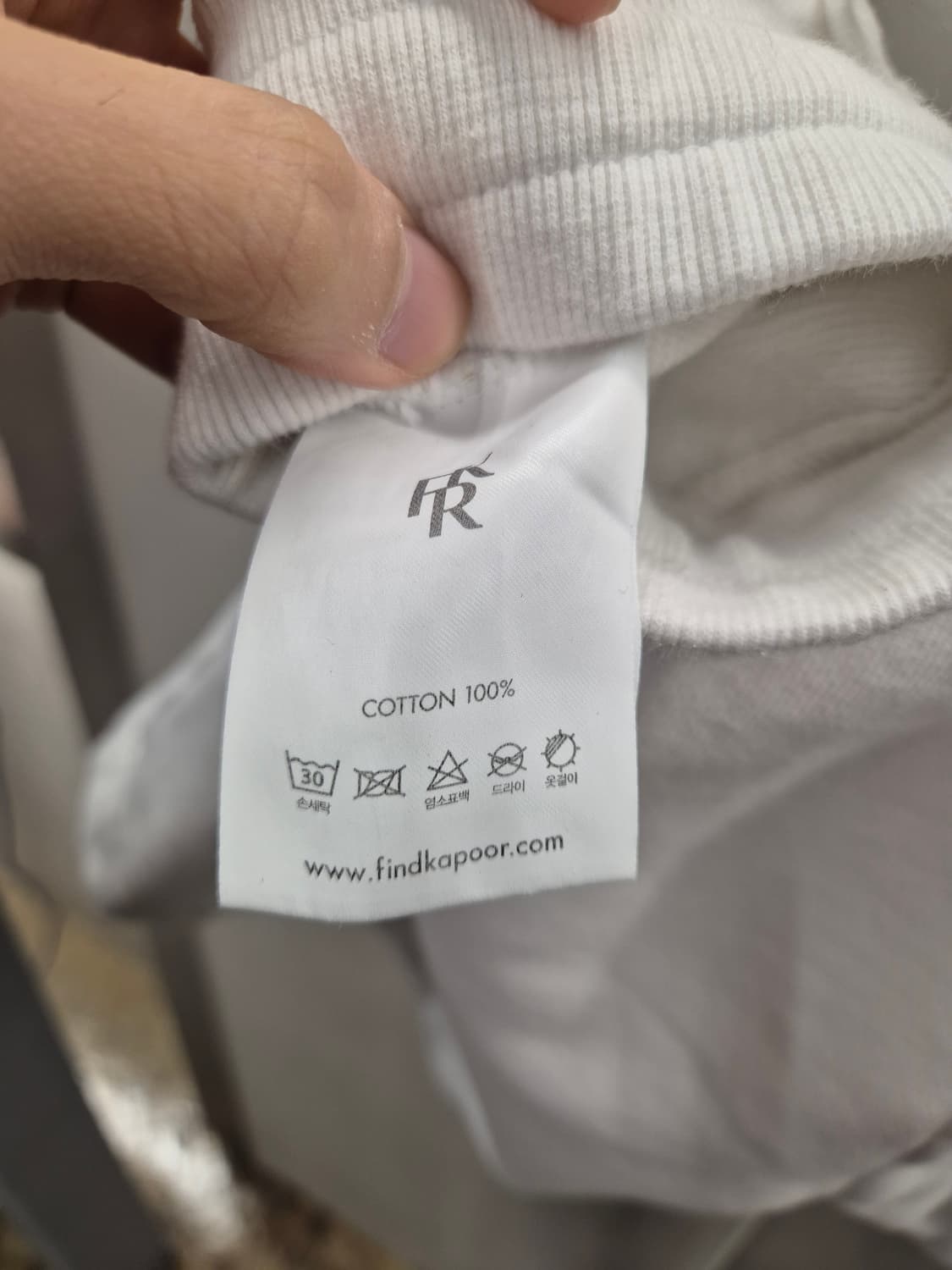 FIND KAPOOR 화이트 코튼 반바지 상품이미지6