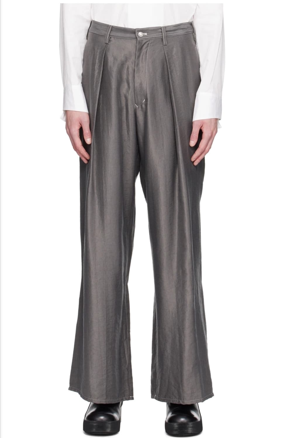 설밤(sulvam) 그레이 슬랙스 32 size 상품이미지1