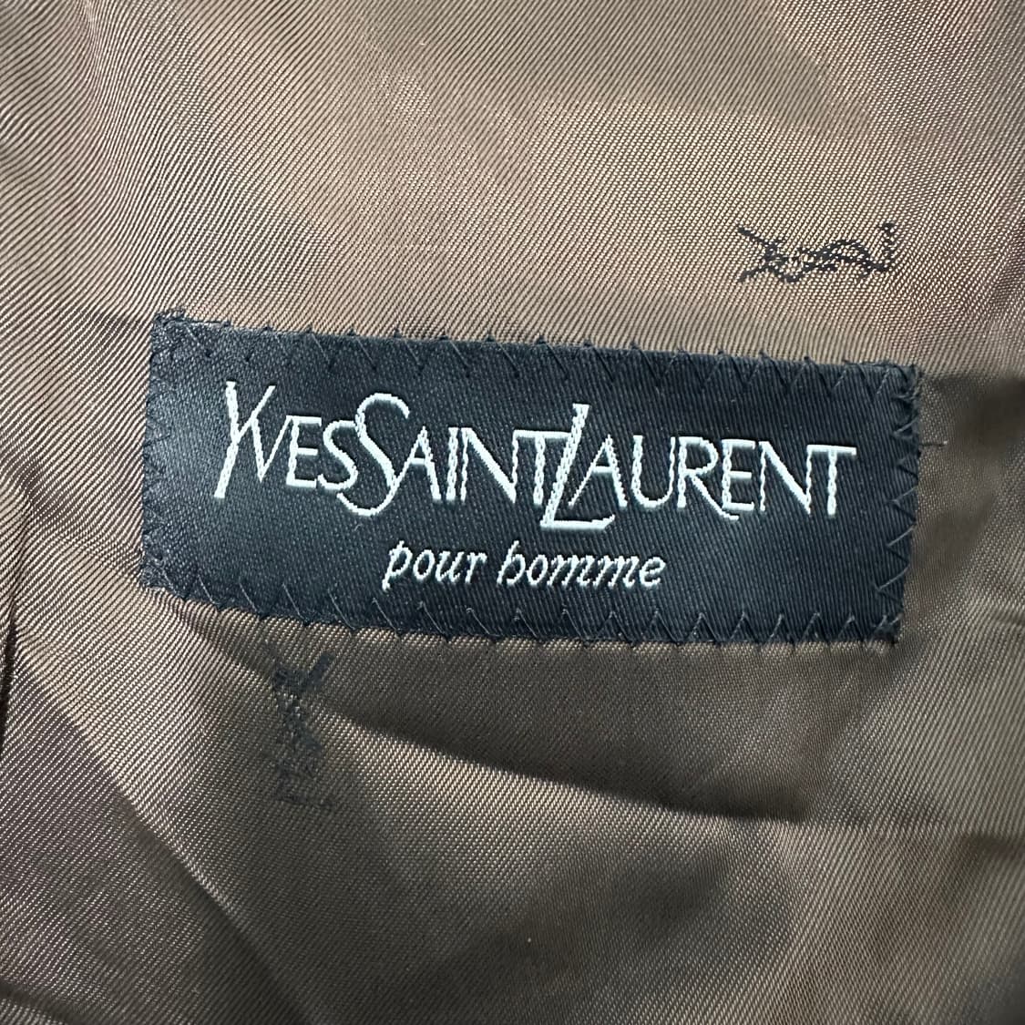Yves Saint Laurent 입생로랑 브라운 자켓 65R (클래식) 상품이미지7