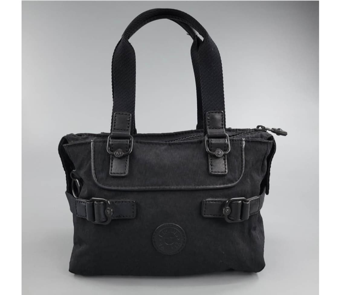 키플링 블랙 톤톤 레더스트랩 Y2K 미니 토트백 핸드백 상품이미지2