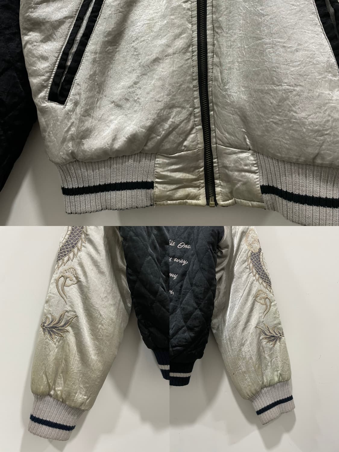 80’s Jpn Pazzo X Hound Dog 오리엔탈리버시블 스카잔 상품이미지10