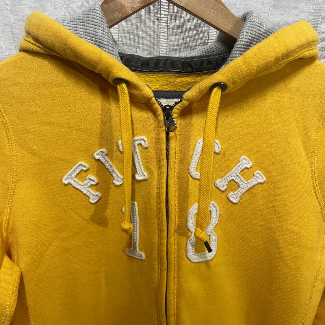 아베크롬비 클래식 후드집업 머스타드 상품이미지3