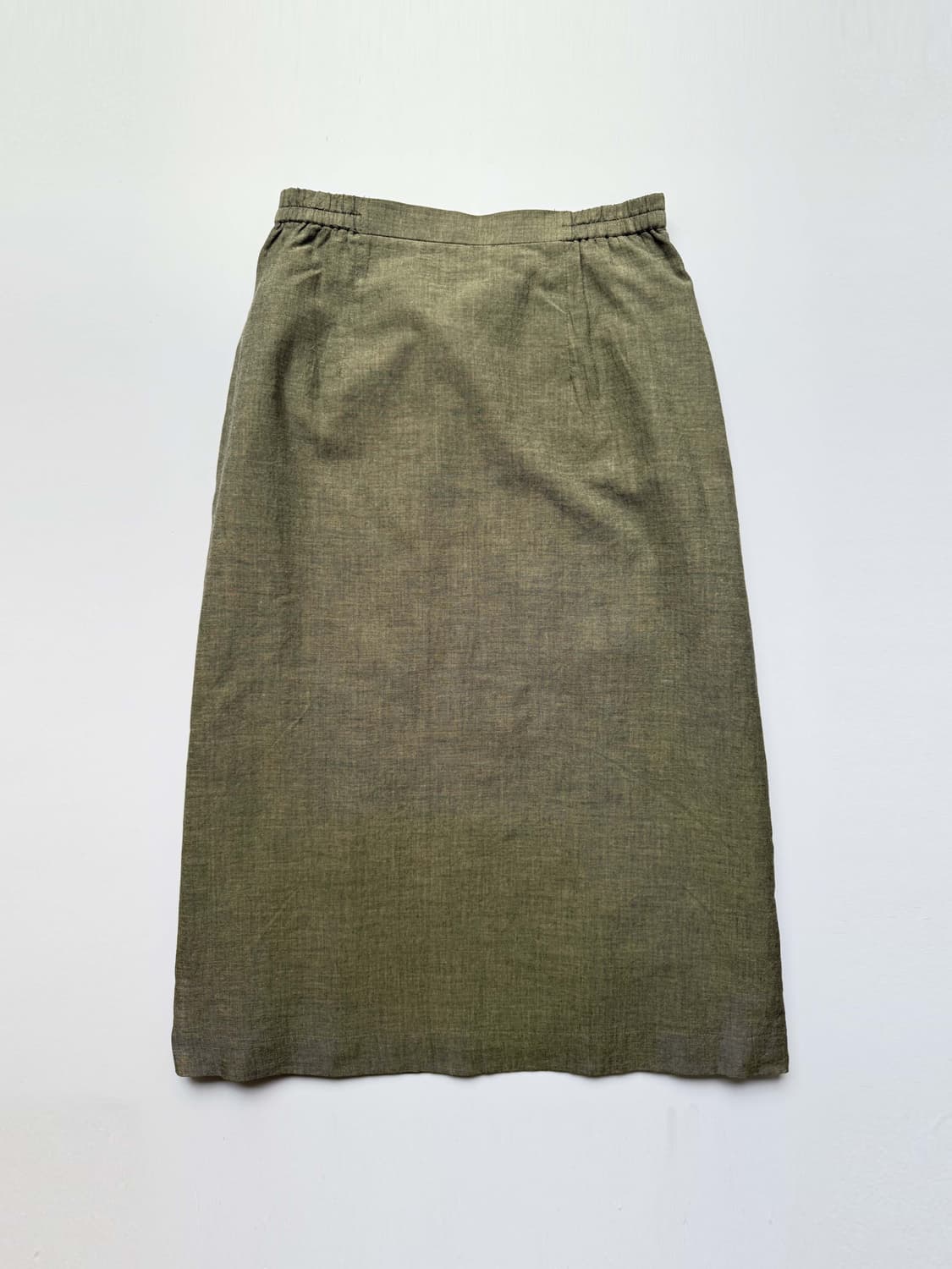 Khaki Embroidered Skirt 0199 상품이미지6