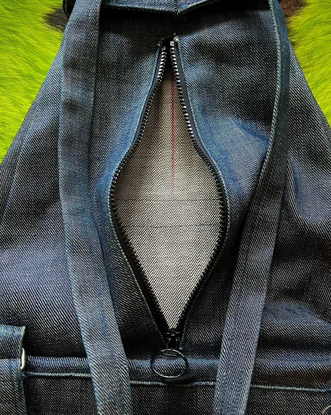 Jpn Vintage Floral Point Denim Rucksack 상품이미지8