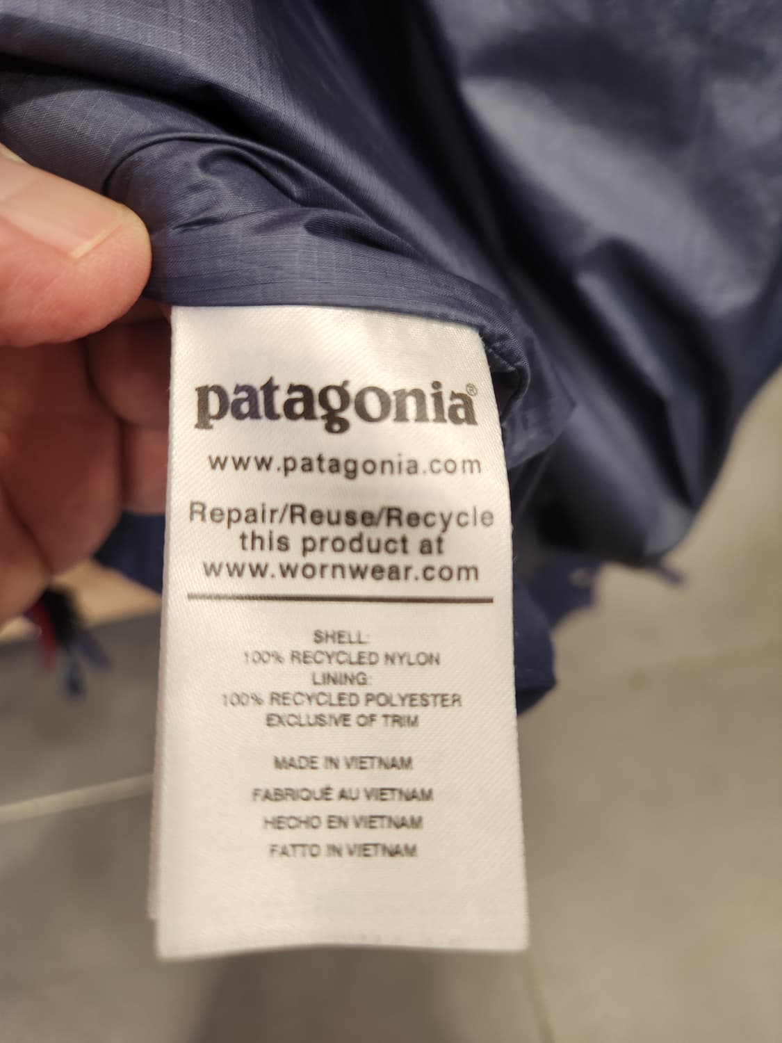 파타고니아 바람막이 롱기장자켓 상품이미지10