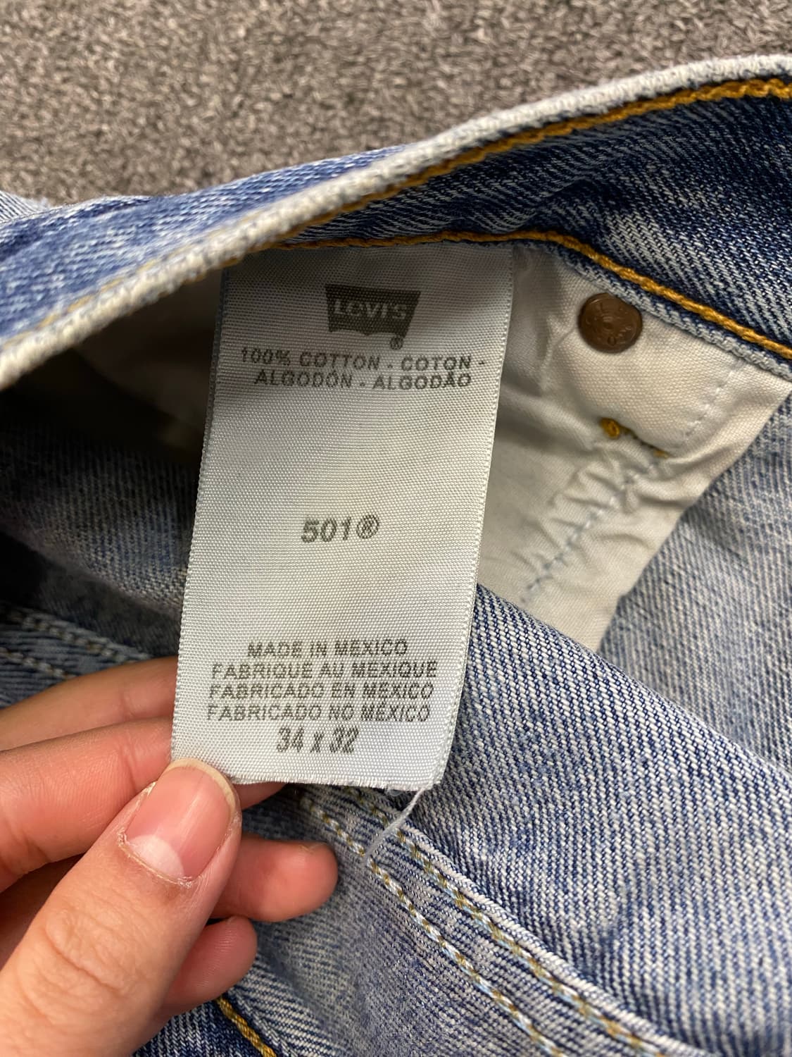 Levis 리바이스 501 데님팬츠 상품이미지9