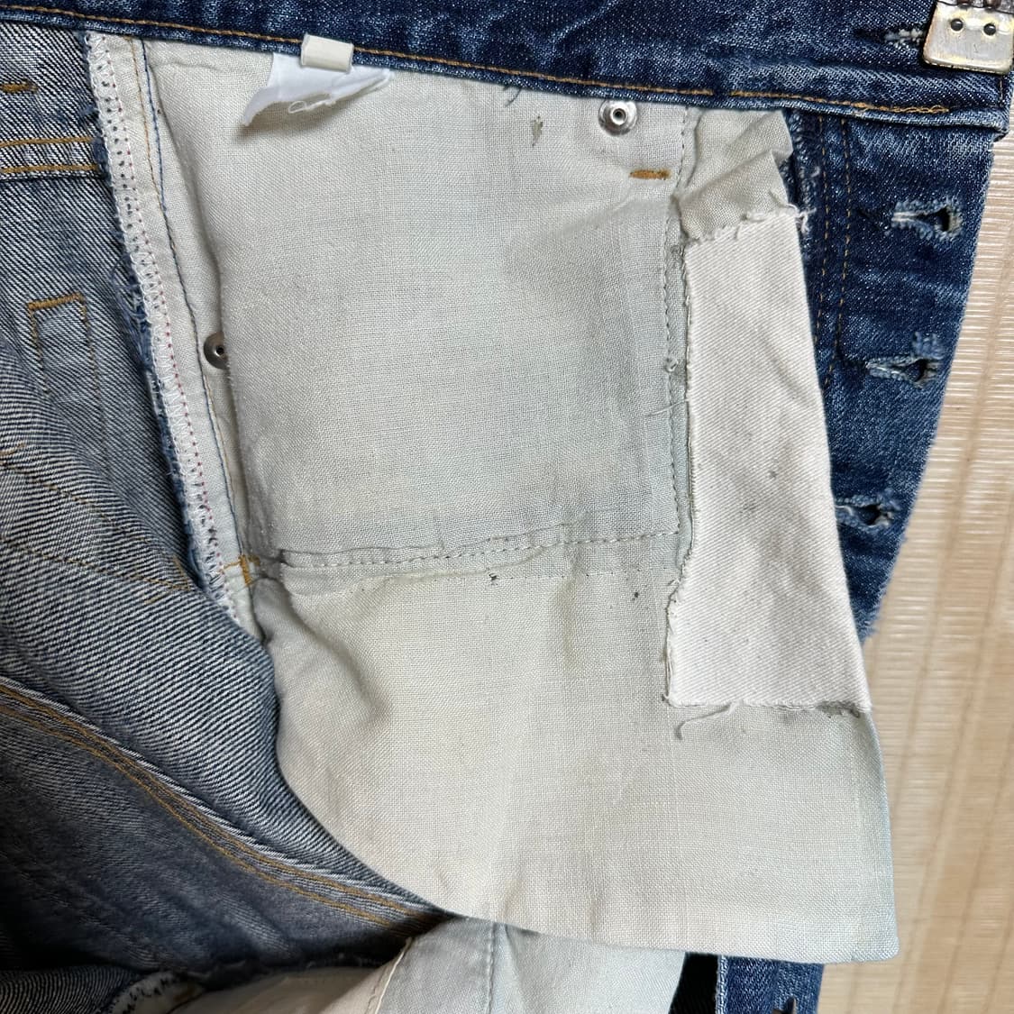 90s 헬무트랭 페인터진 31사이즈 상품이미지10