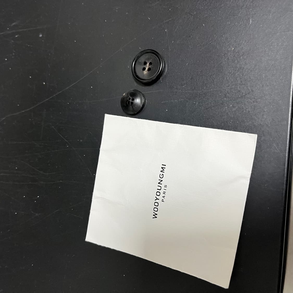 정품 50) 우영미 파이핑 디테일 챠콜 블레이져 자켓 105 상품이미지5