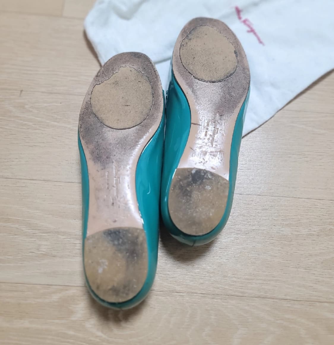 Ferragamo 민트 바라 플랫슈즈 상품이미지3