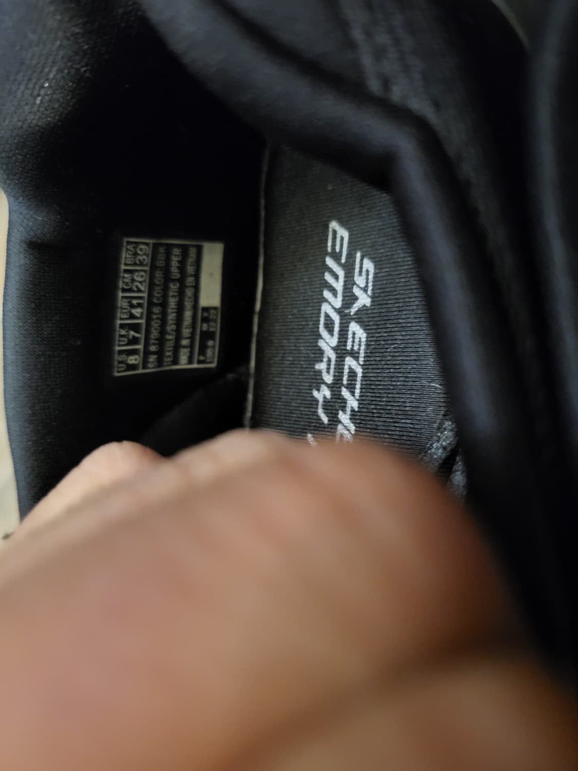 스케쳐스 블랙 슬립온 운동화260 상품이미지3