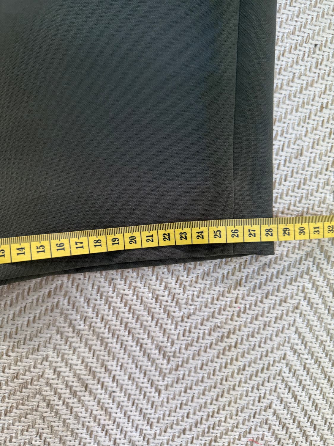 정품) COS 코스 여성 다크 올리브 와이드 슬랙스 팬츠 36(26) 상품이미지9