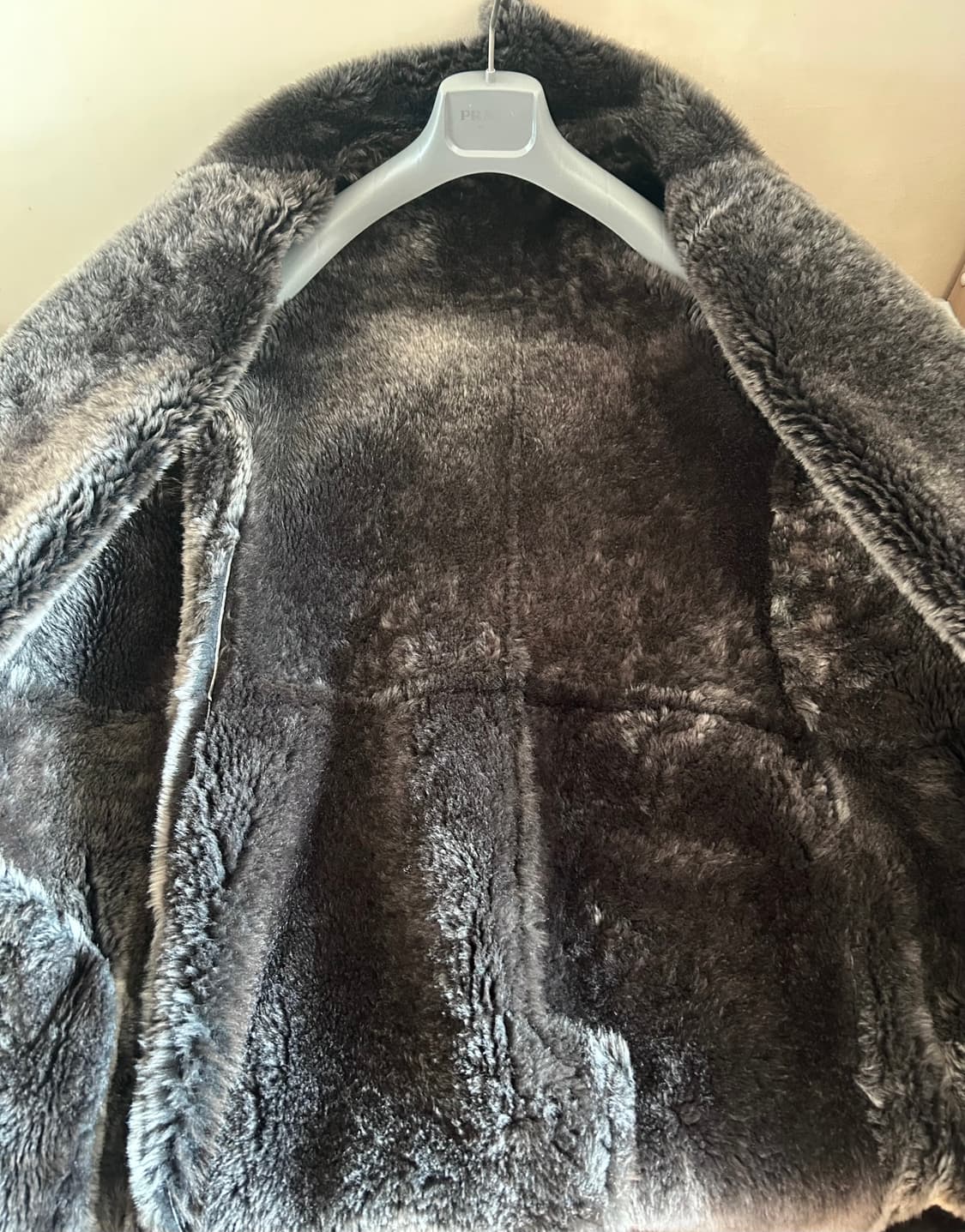 조르지오 아르마니 롱 무스탕 코트 상품이미지5