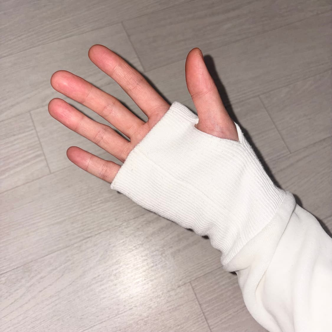 Nodress × Room SERVICE888 화이트 후드집업 Ssize 상품이미지9