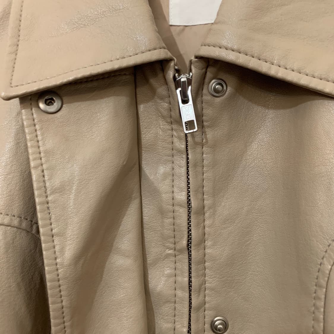 스튜디오톰보이 페이크 레더 블루종 봄버 가죽 자켓 상품이미지5