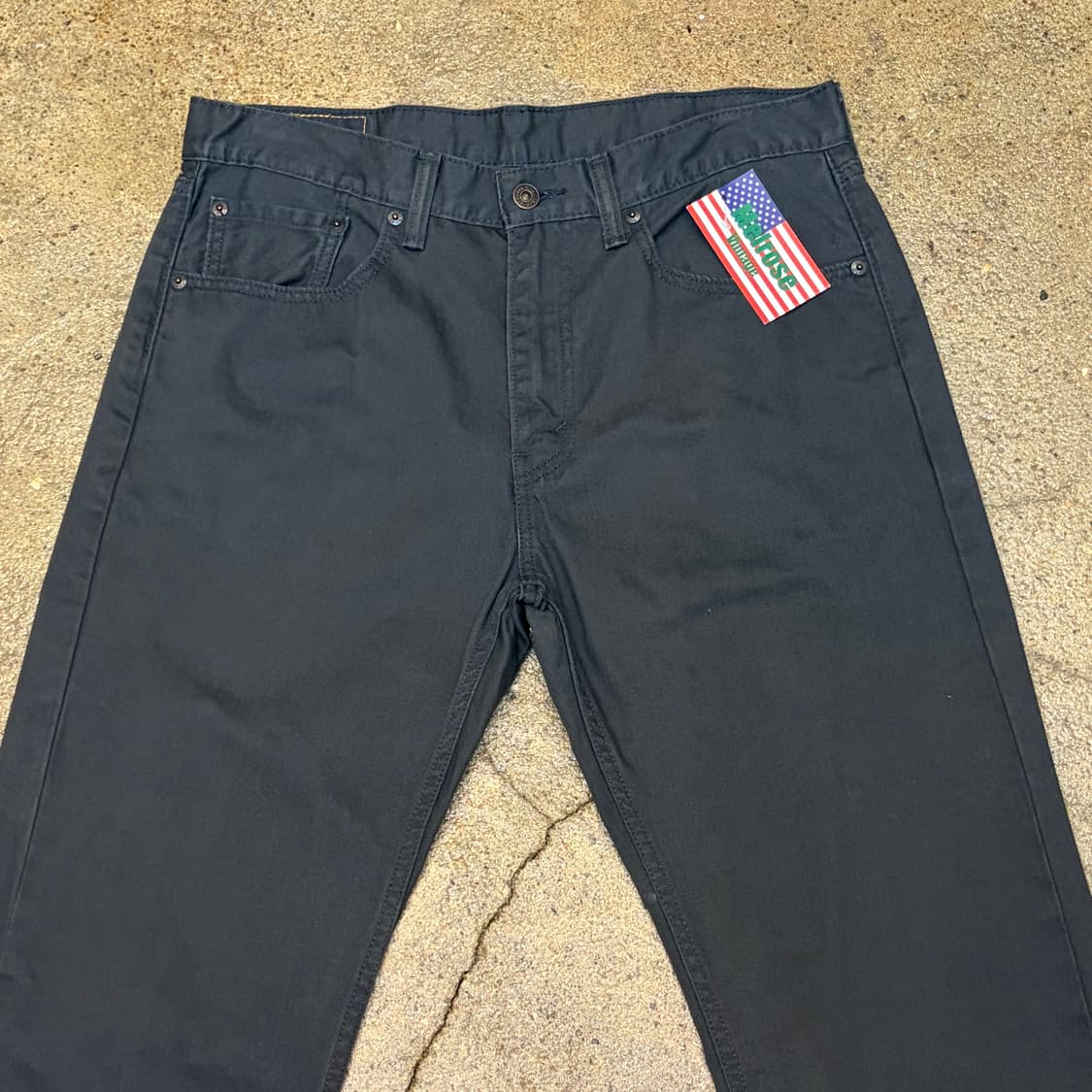 00s USA 빈티지 리바이스 505 블랙진 코튼 청바지 상품이미지2