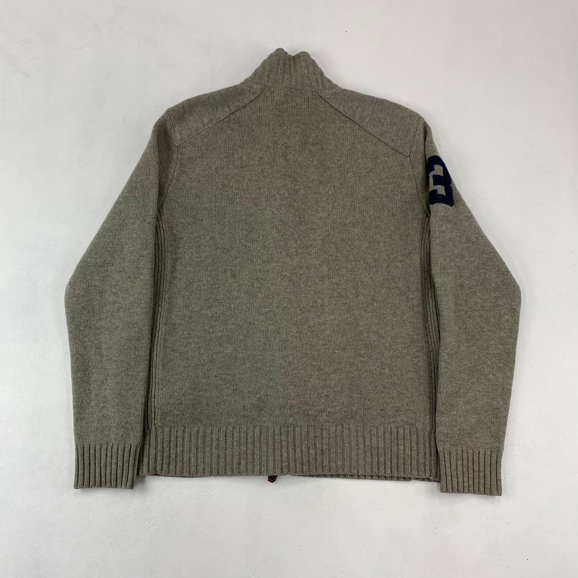 폴로 빅 포니 그레이 니트 집업 (100) 상품이미지3