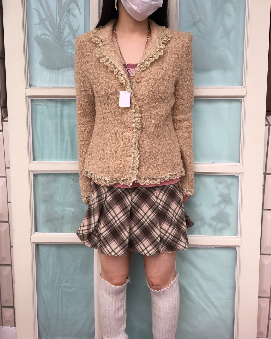 Lace trimming jacket 상품이미지1