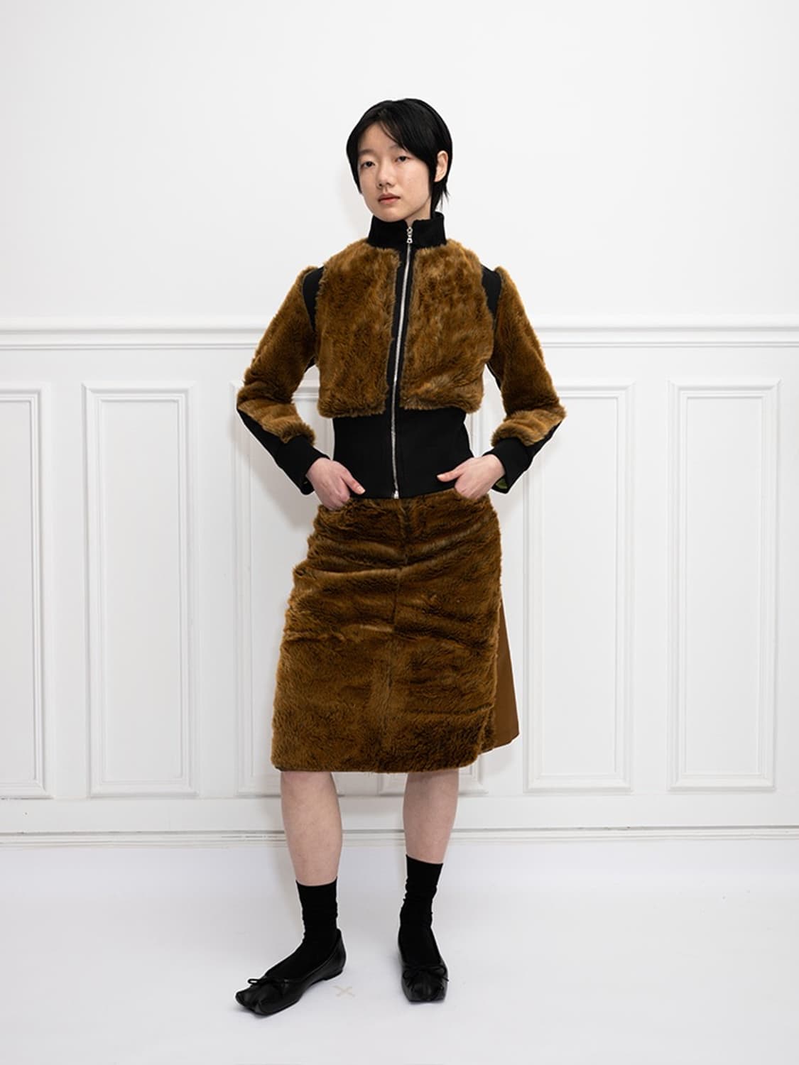 [S]파울라 카노바스 델 바스 25fw 퍼 자켓 상품이미지5