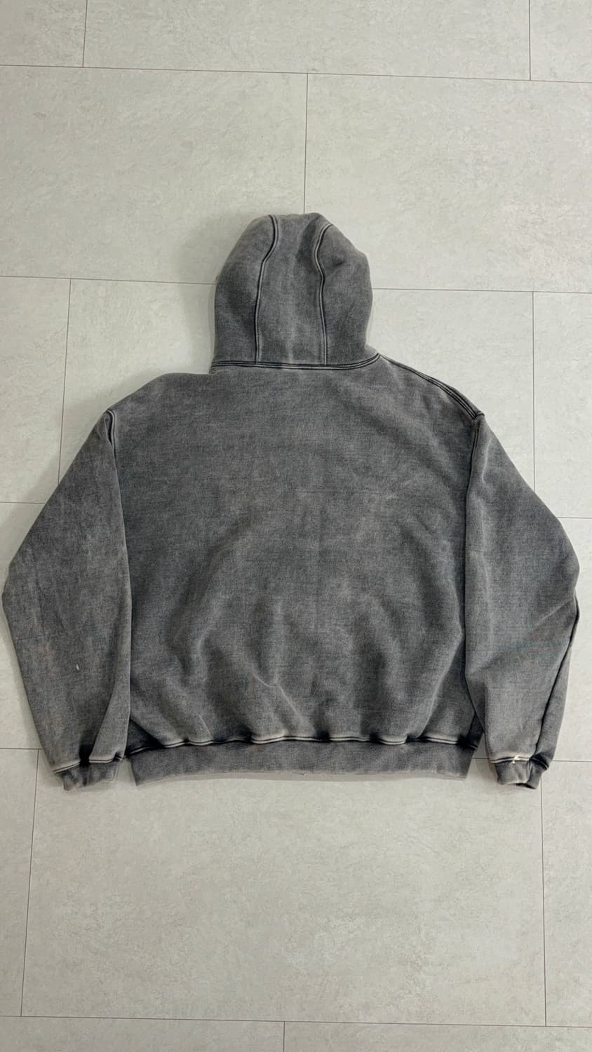 블랙아웃 크랙 후드집업 XL 상품이미지2