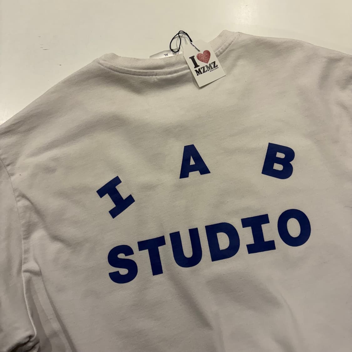 [XL] IAB 아이앱스튜디오 반팔 티셔츠 화이트 C640 상품이미지9