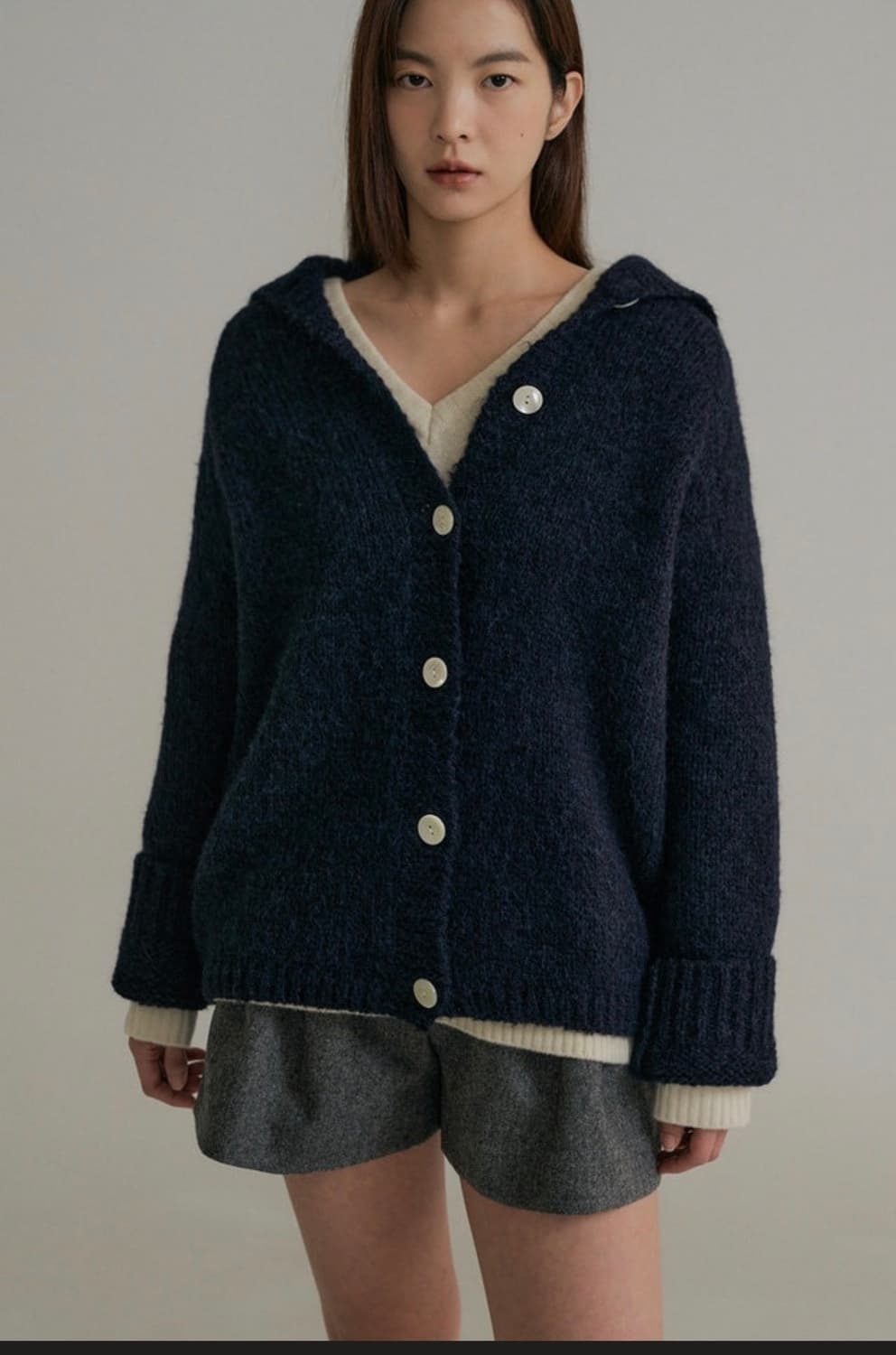 타낫 TANNAT collar knit jacket 상품이미지1