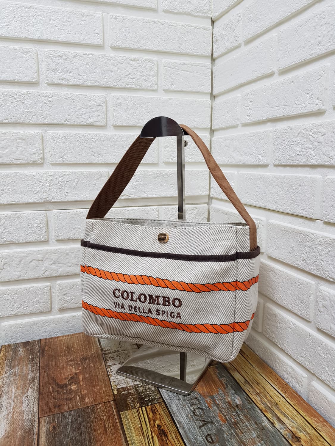 [정품] 콜롬보 비아델라스피가 캔버스 토트백 상품이미지1