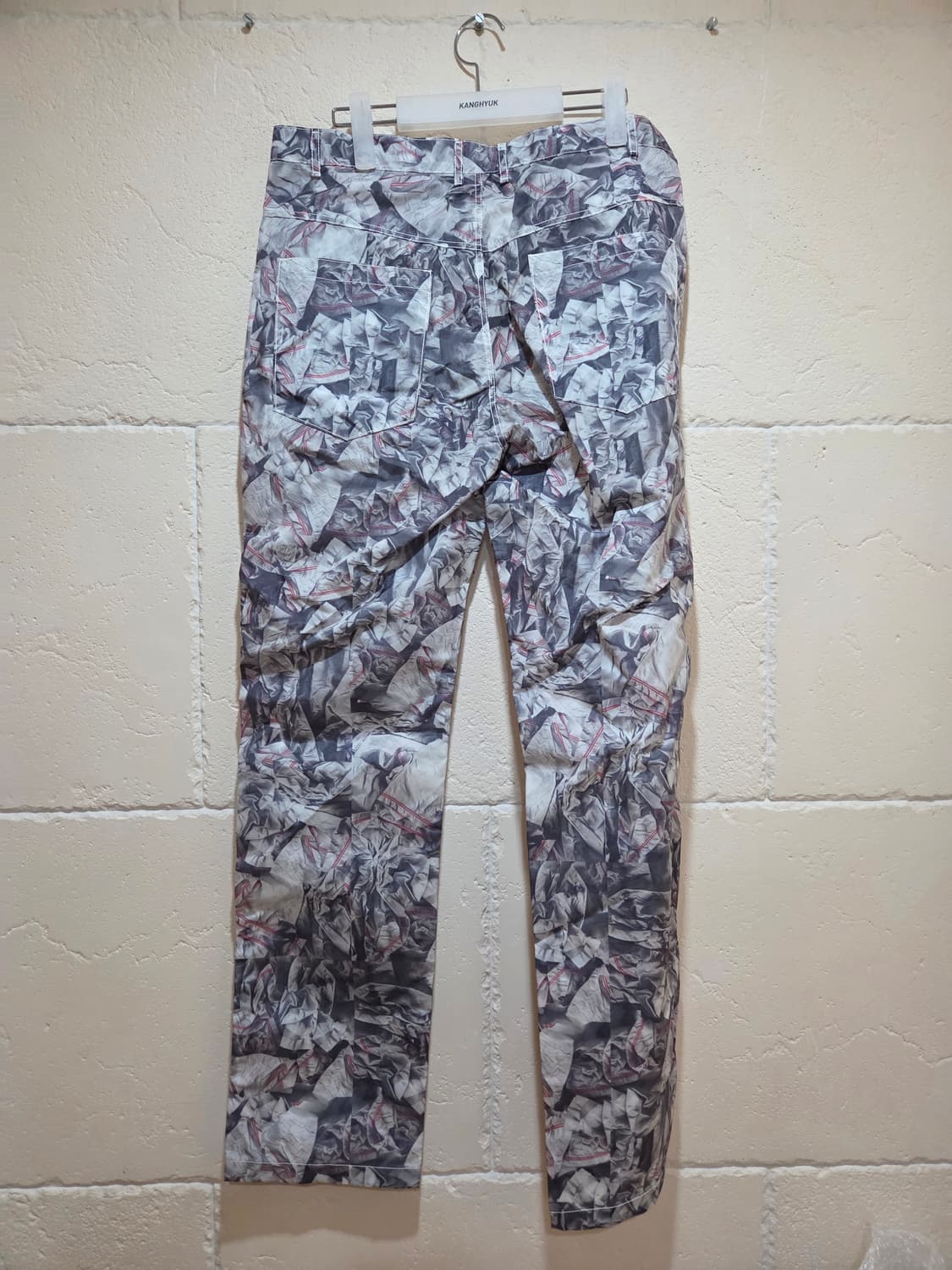 강혁 레디메이드 에어백 프린트 트라우저 M 상품이미지2