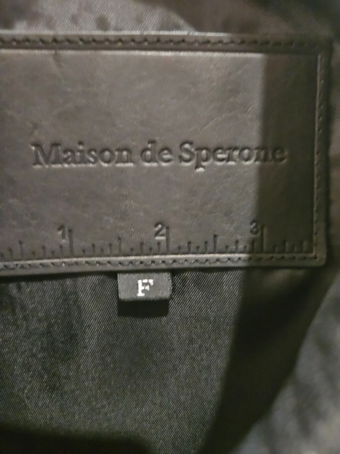 메종드 스페로네 램스킨 100% 가죽자켓 F사이즈 상품이미지9