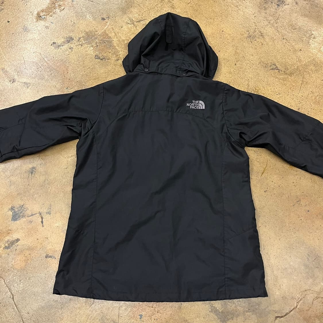 [정품/L] 노스페이스 블랙 바람막이 후드 자켓 b17 상품이미지4