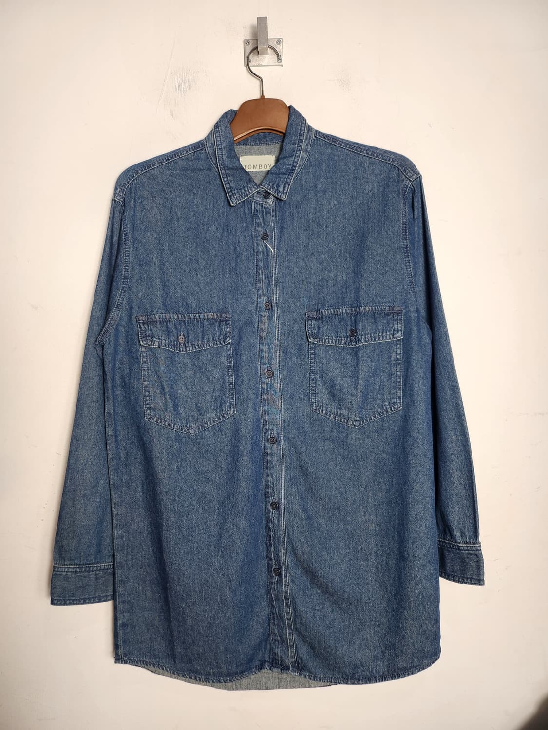 톰보이 데님 셔츠 상품이미지1
