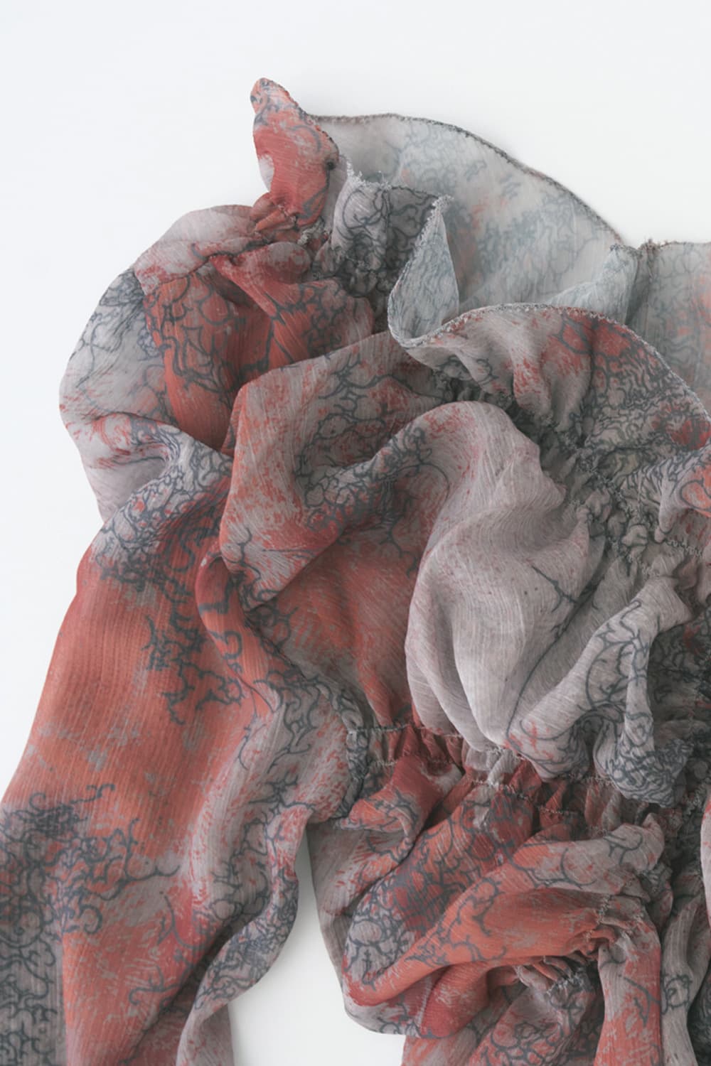 라라미미 시어 스모킹 블라우스 상품이미지2