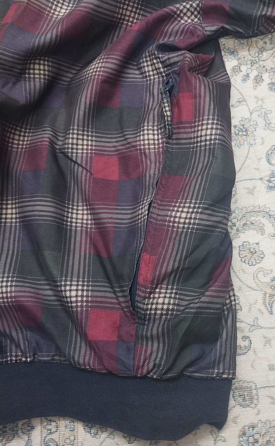 다커스 골프 체크 바람막이 웜업자켓 L (크게나옴) 상품이미지3