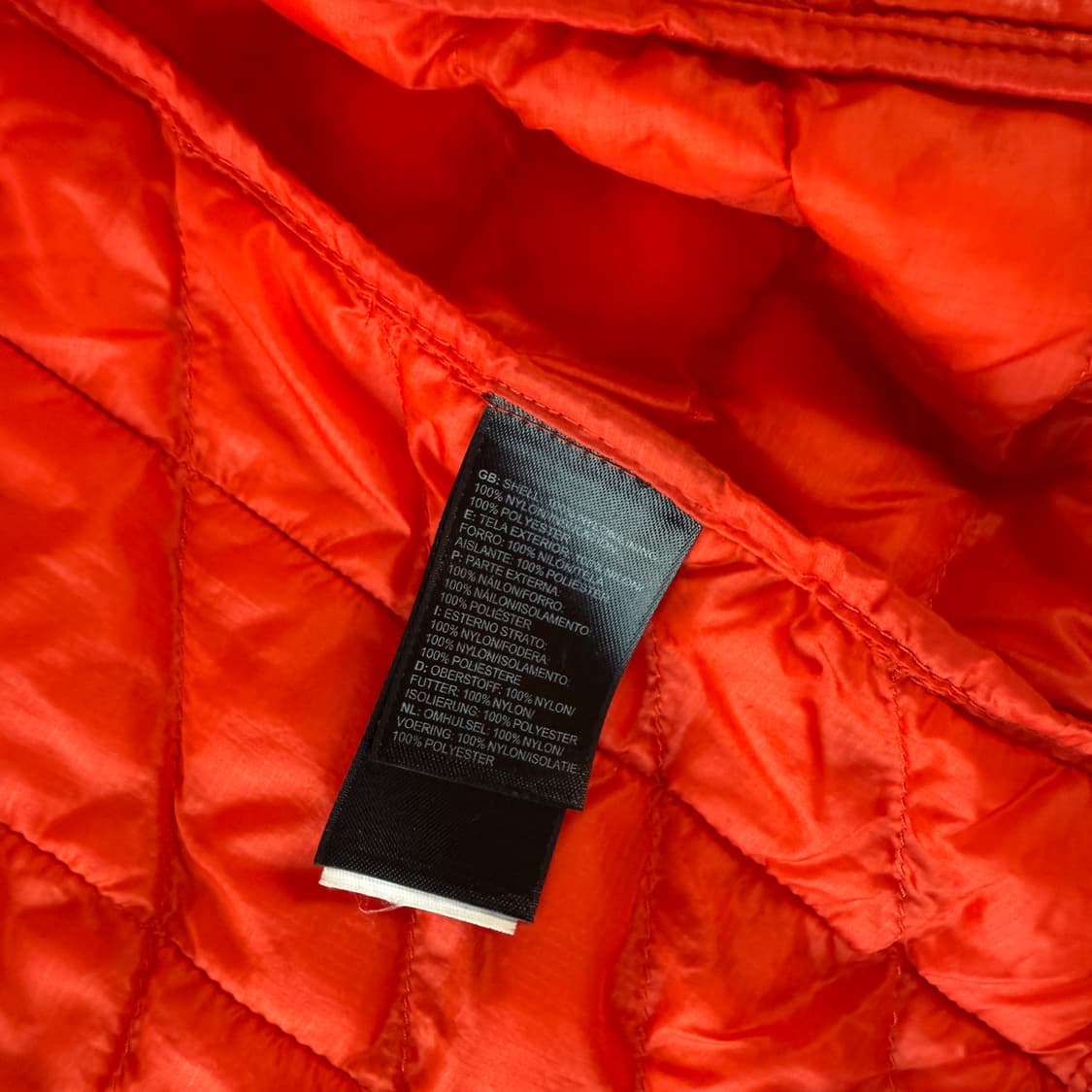 노스페이스 써모볼 오렌지 초경량 패딩 상품이미지5